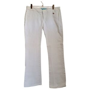 Paul Frank Denim Jeans Juniors Size 5 White Low Rise